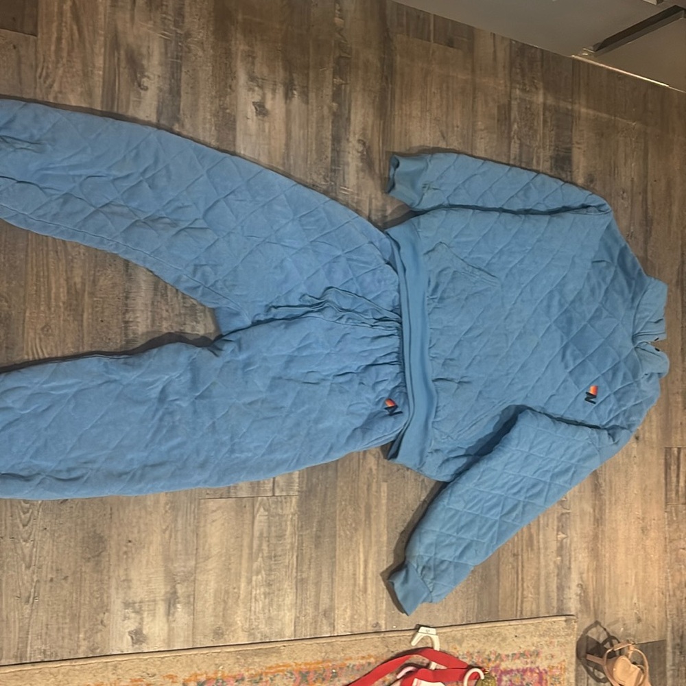 Aviator nation sweat suit top and bottom
